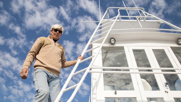 For this avid angler, his 1960 Hatteras is more than a boat, it's his life.