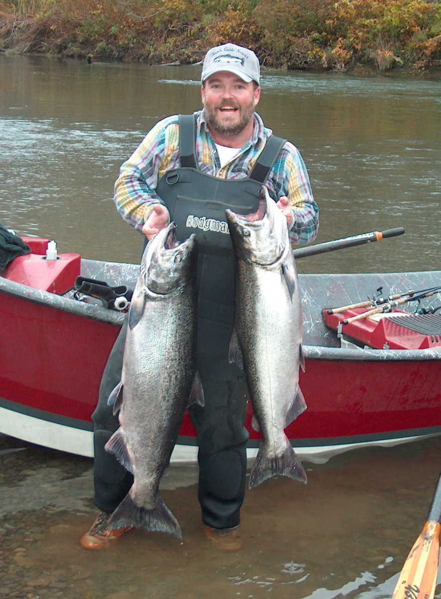 A bright pair that Olsen took in the Humptulips River.