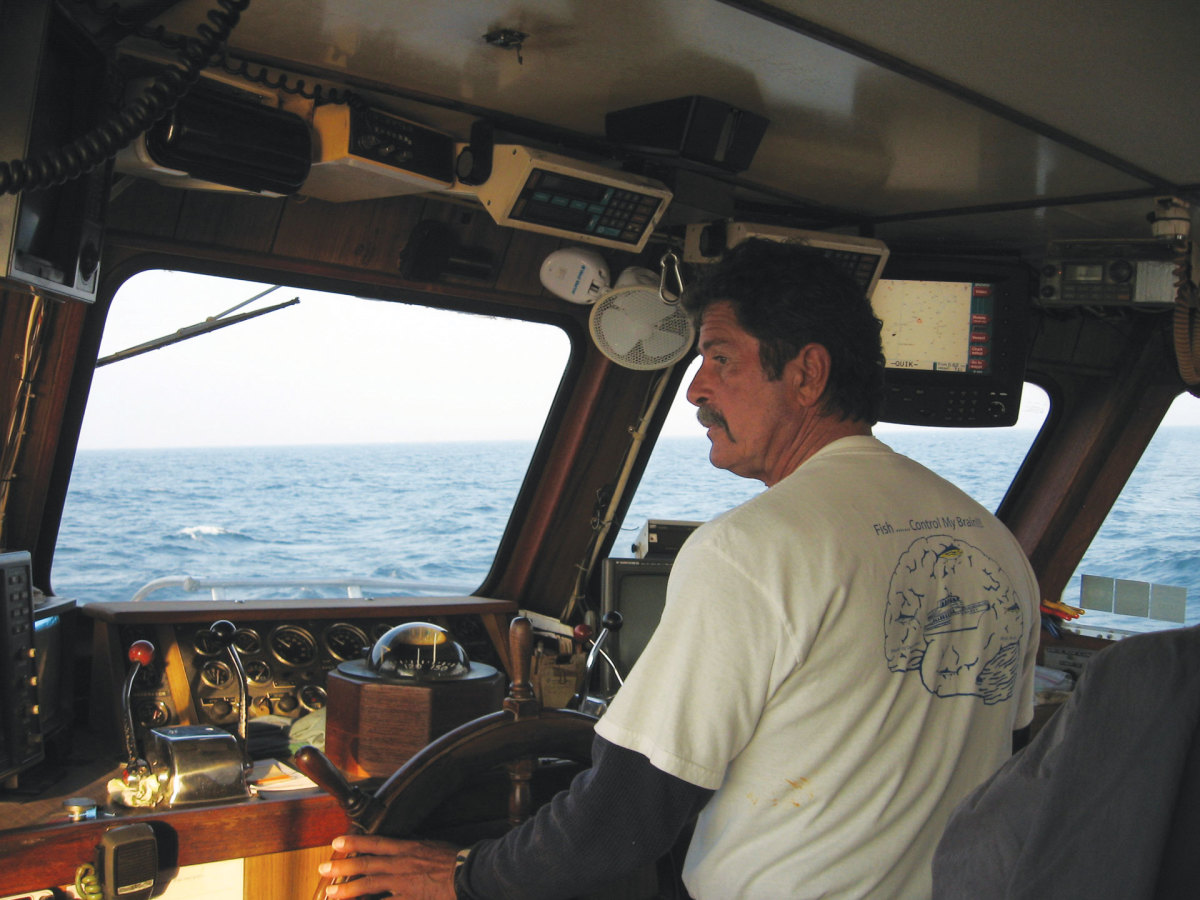 Capt. Russ Benn knows the importance of putting in the time to scout fluke.