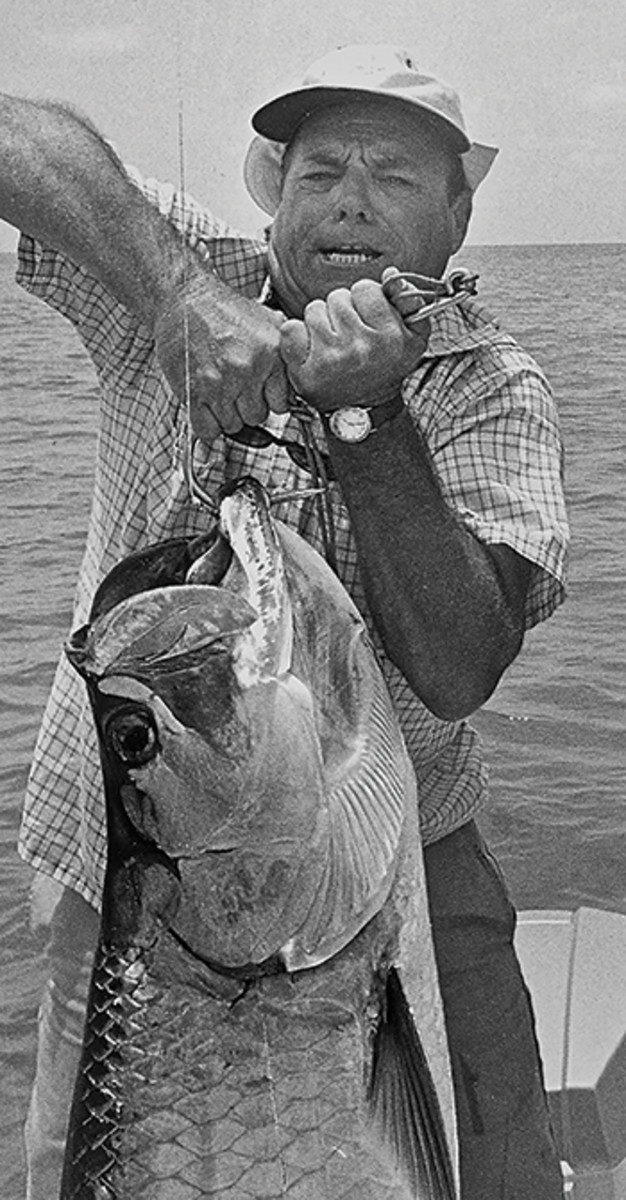 This big tarpon was fooled by a fly thrown by Kreh in the pioneering days of saltwater fly-fishing.