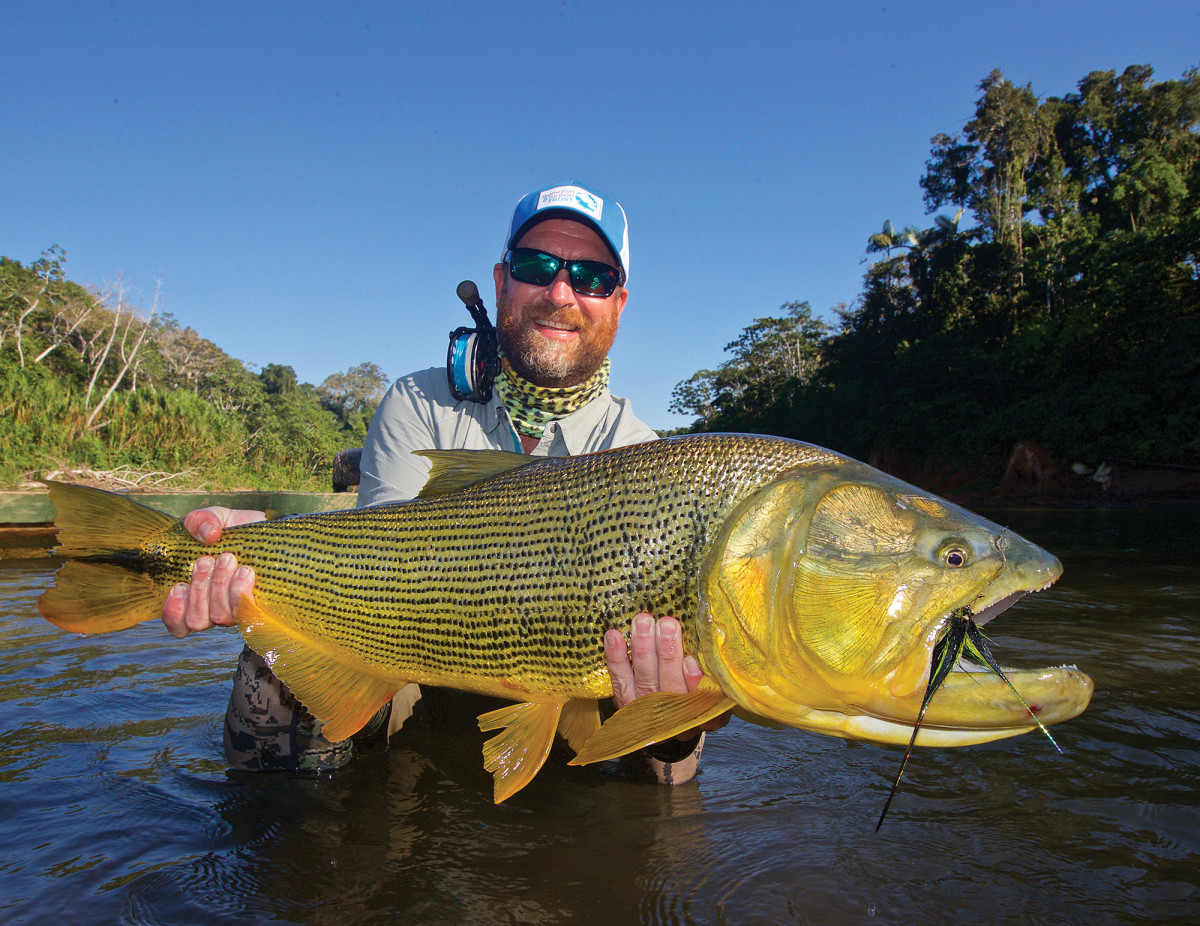 Watch the dorado’s jaws and never stop casting — the next one could bring the trophy of the trip.