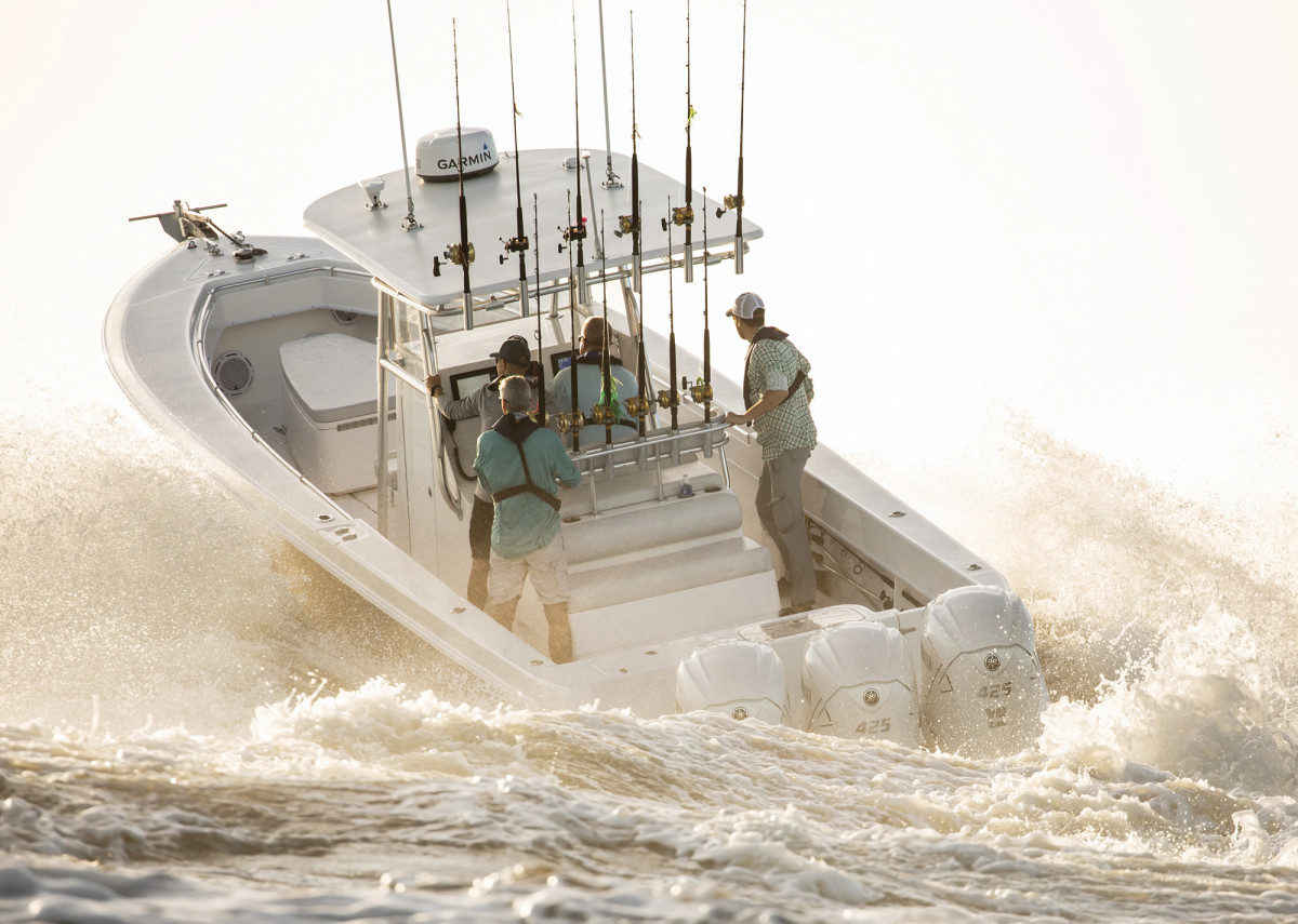 Yamaha’s new XTO Offshore 425-hp outboards are designed to push big saltwater boats.