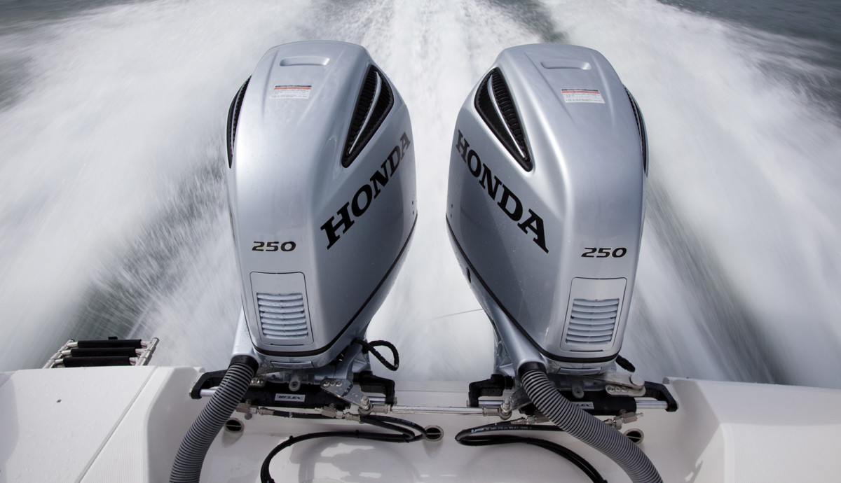 Honda introduced its biggest outboard, a 250-hp model, earlier this year at the 2018 Miami boat show.