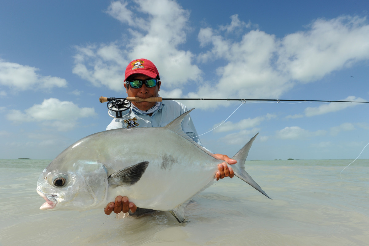 José Ucan reads a permit’s body language and knows which way the fish is headed before it moves.