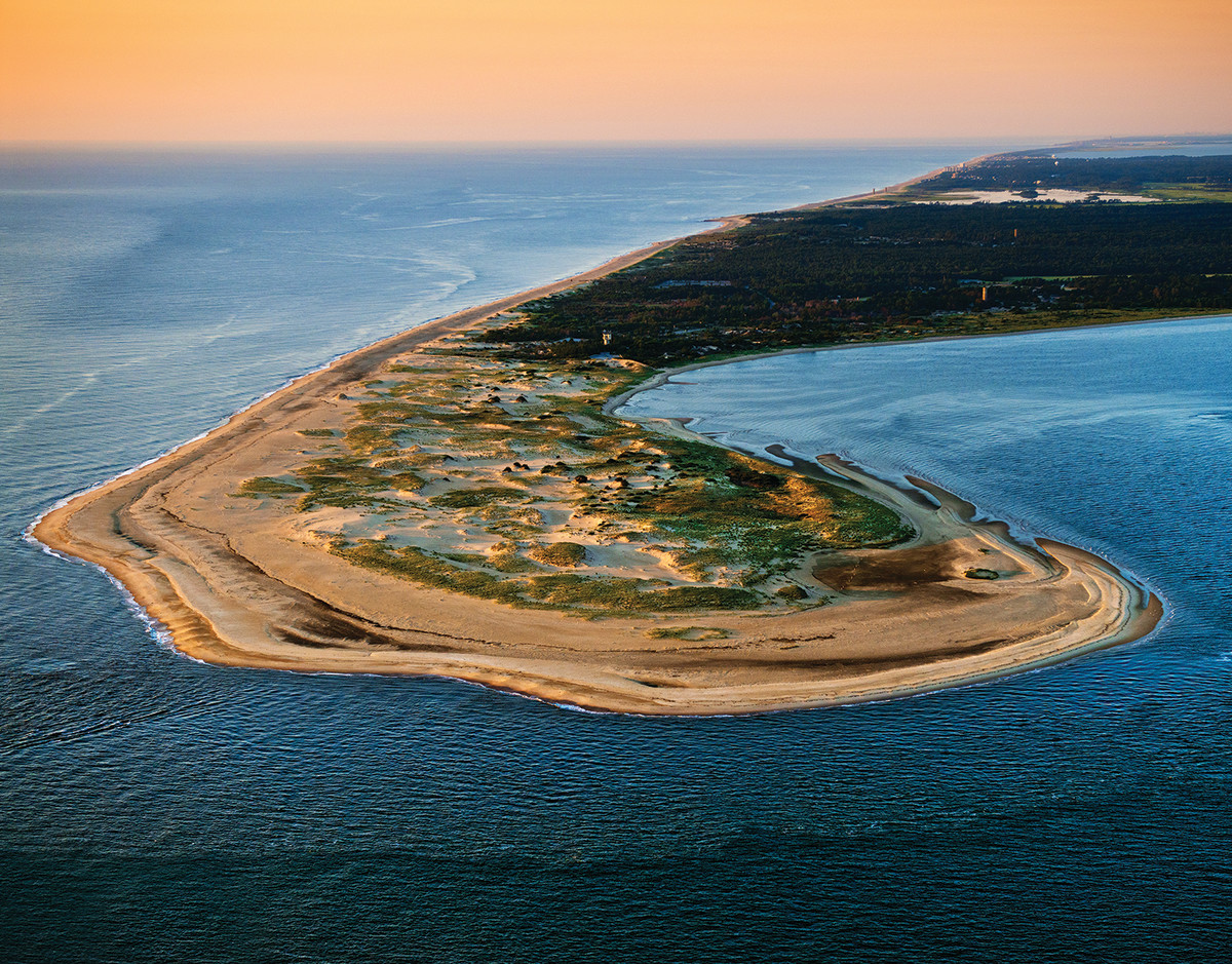 Tucked behind Cape Henlopen are vast sand flats that flood with fluke in late spring. 