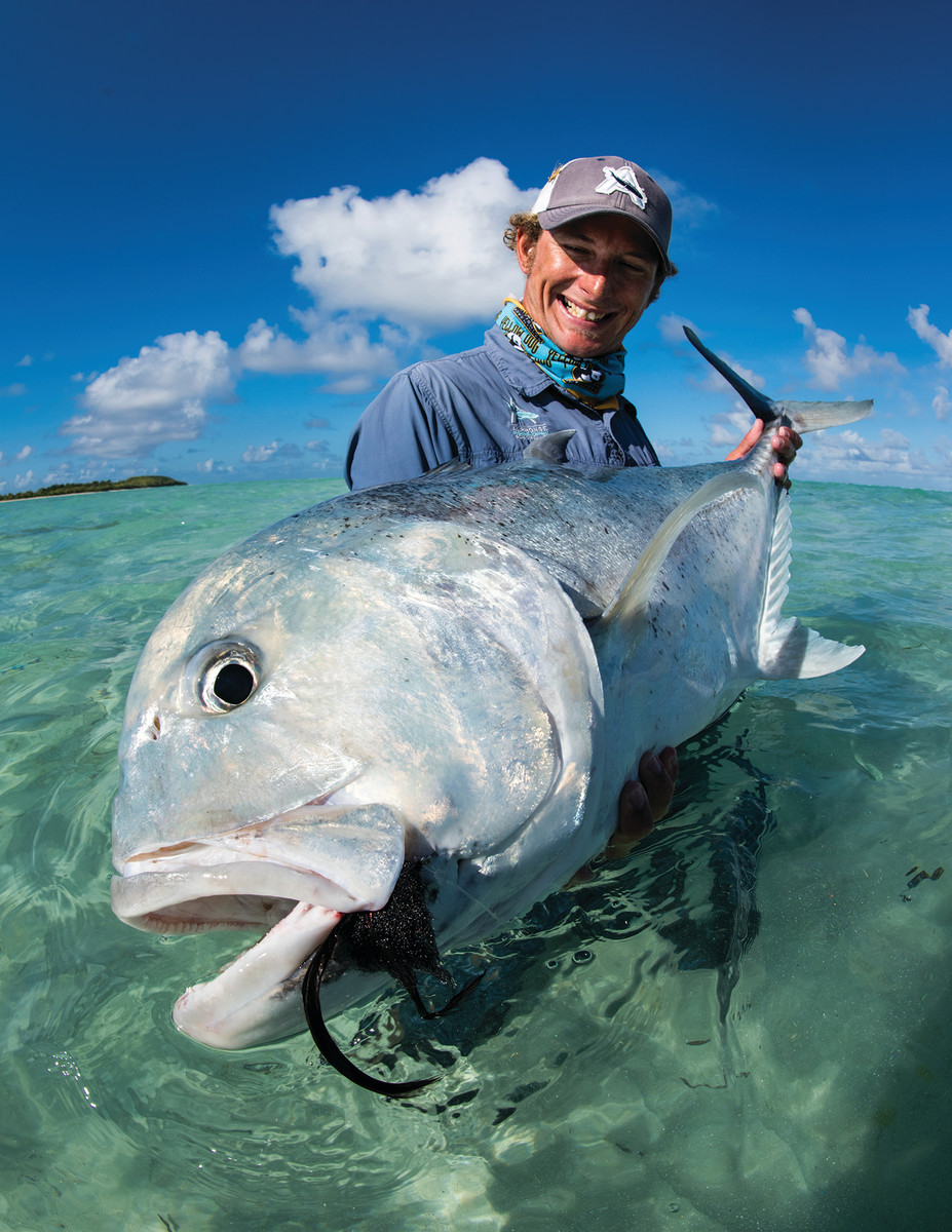Giant trevally were a catch that eluded the author. 