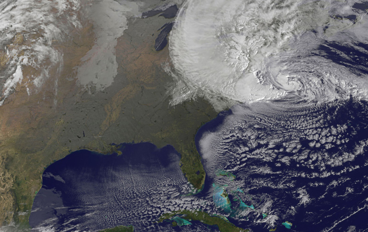 Superstorm Sandy made landfall on the New Jersey coast Oct. 29, 2012.